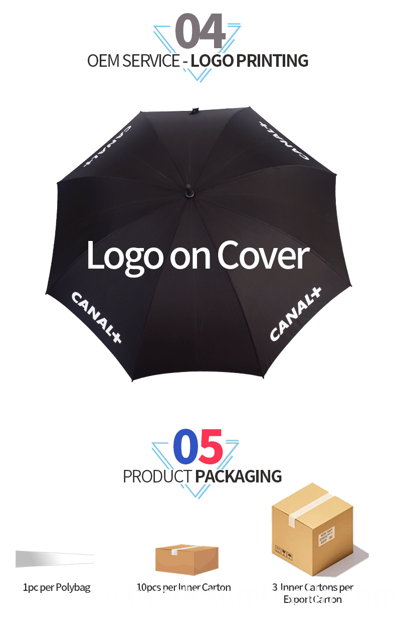 Dubbellagigt paraply stor storlek Dual Layer Straight Umbrella Big Size